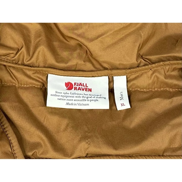 Fjallraven Keb Padded Insulated Hoodie Jacket Puffer Coat Chestnut Mens XL NWT - Picture 4 of 11